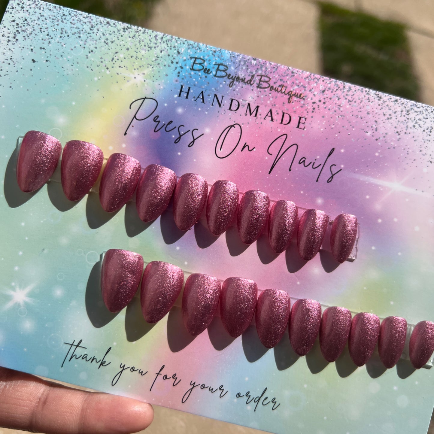 Chrome Heart Press in Nails