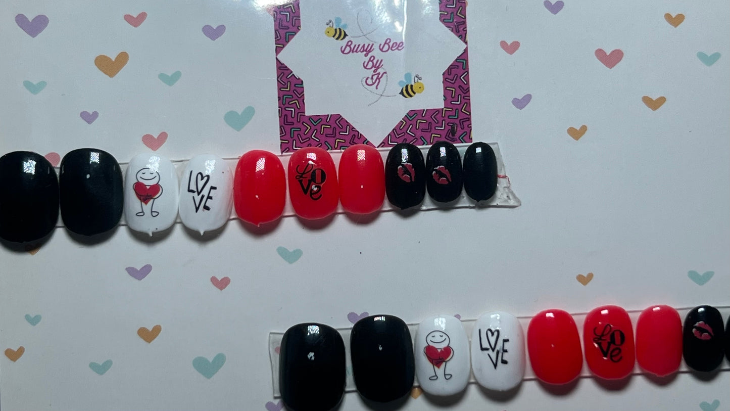 Heart to Heart Kids Nails