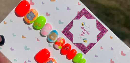 Color Bear   Busy Bee Kids Nails