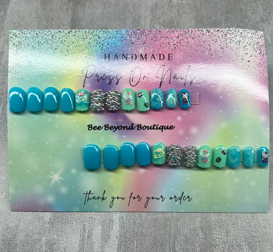 Kitty Kat  Kids Nails