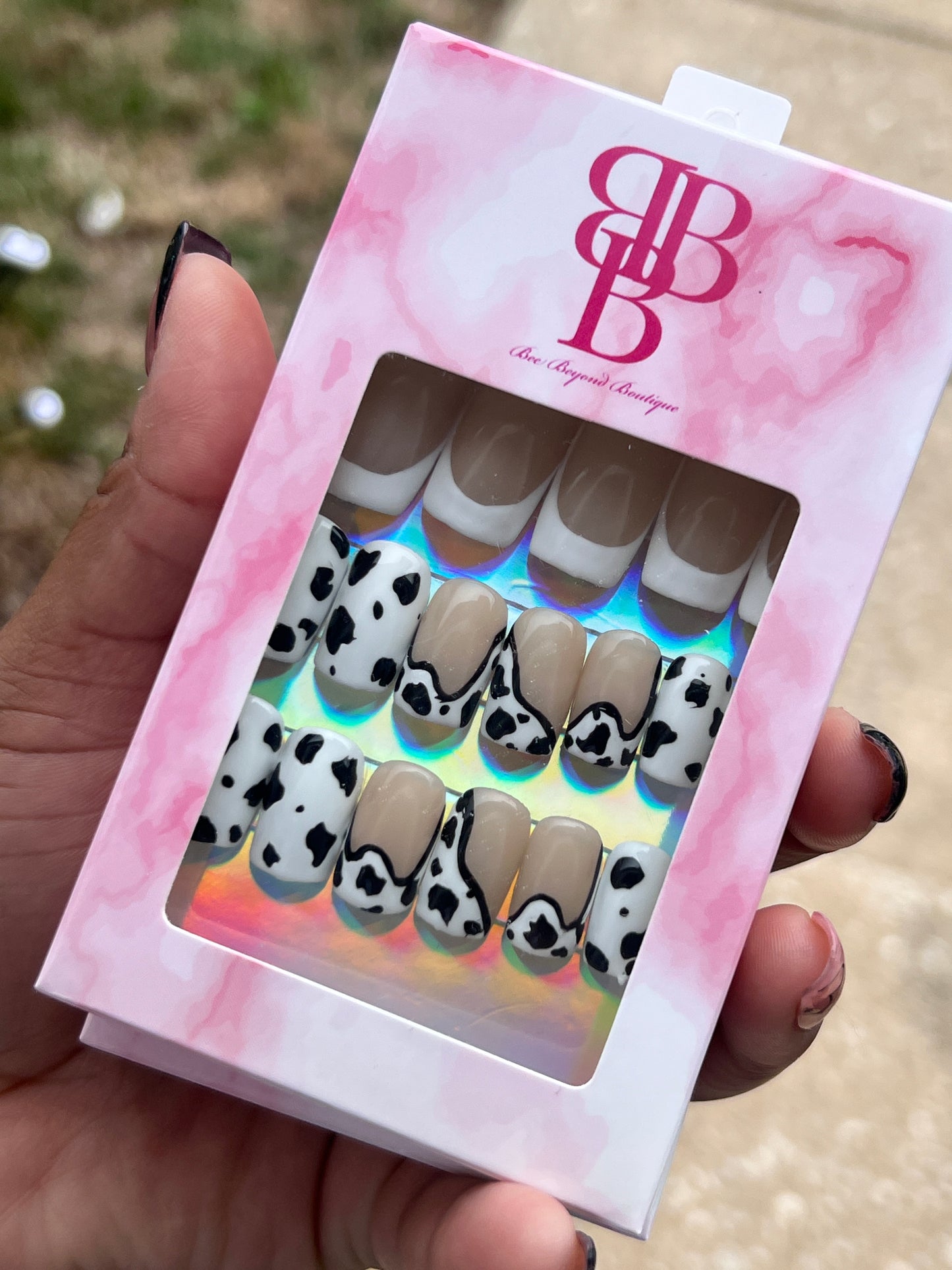 Got Milk Press On Nails