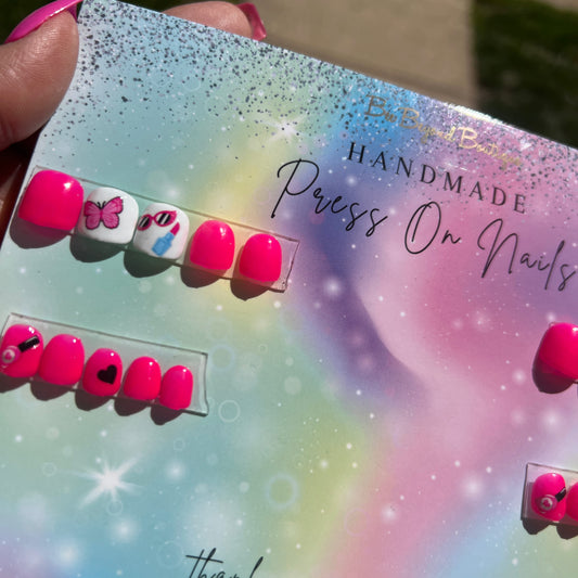 Barbie Girl  Kids Nails