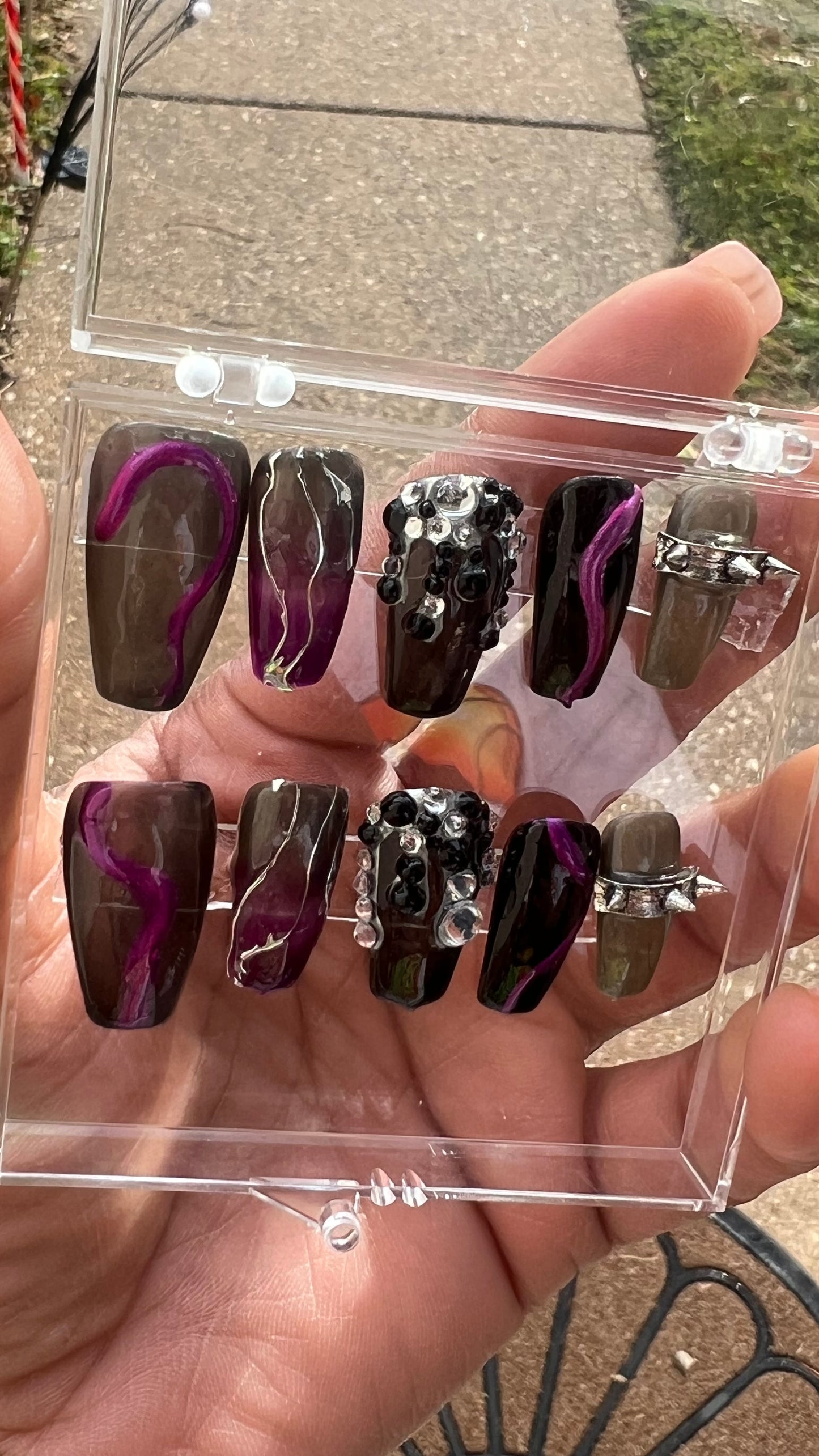 Toji Anime Press on Nails