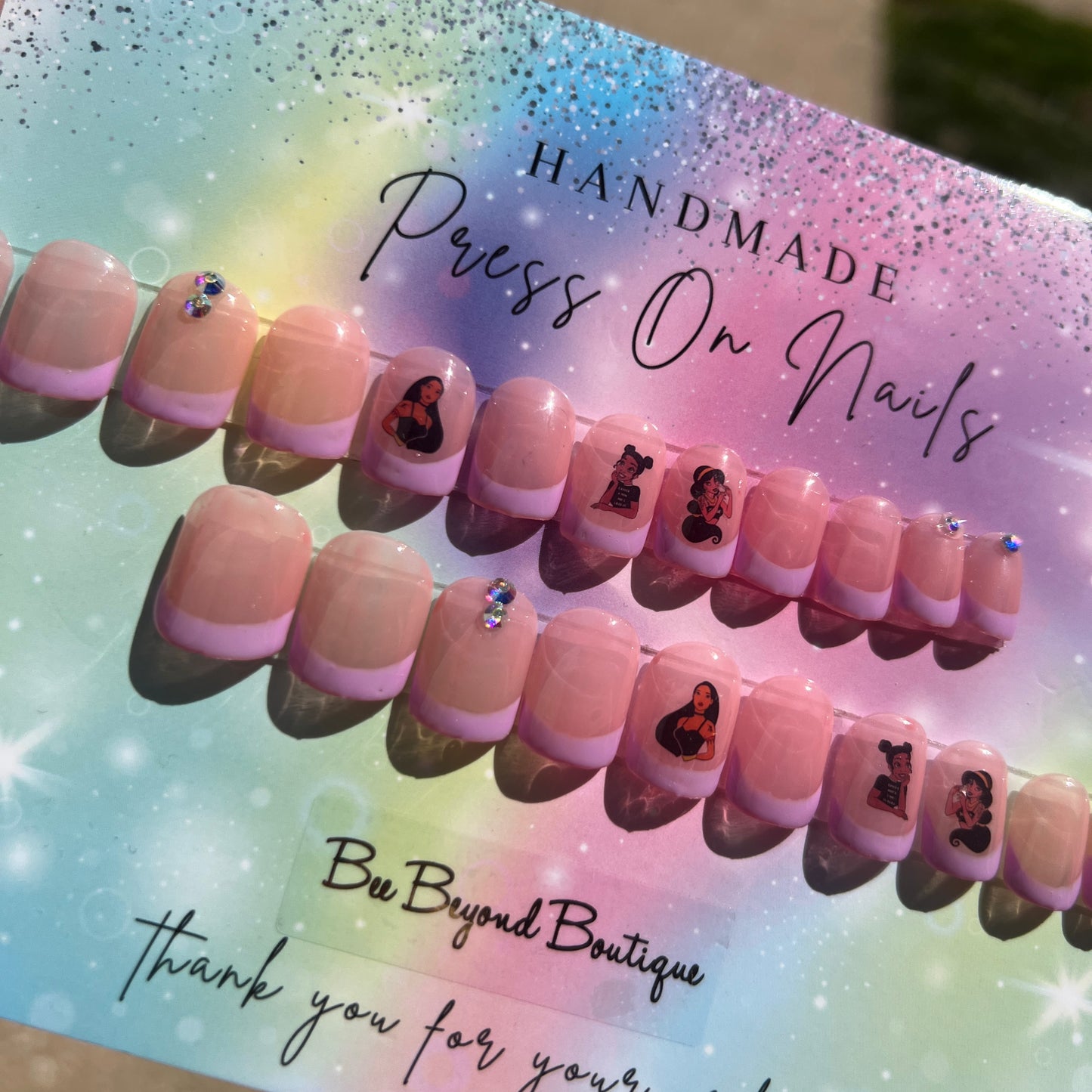 Tattooed Princess Kids Nails