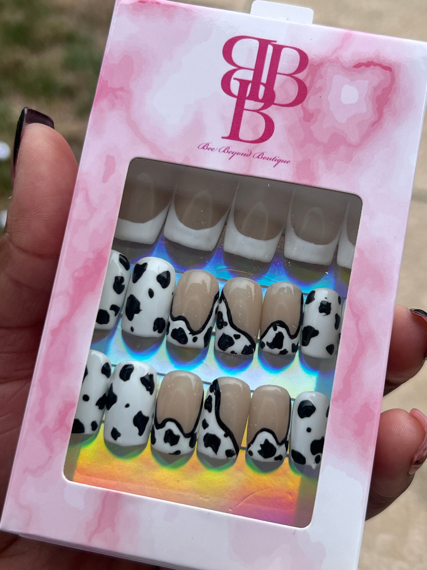 Got Milk Press On Nails