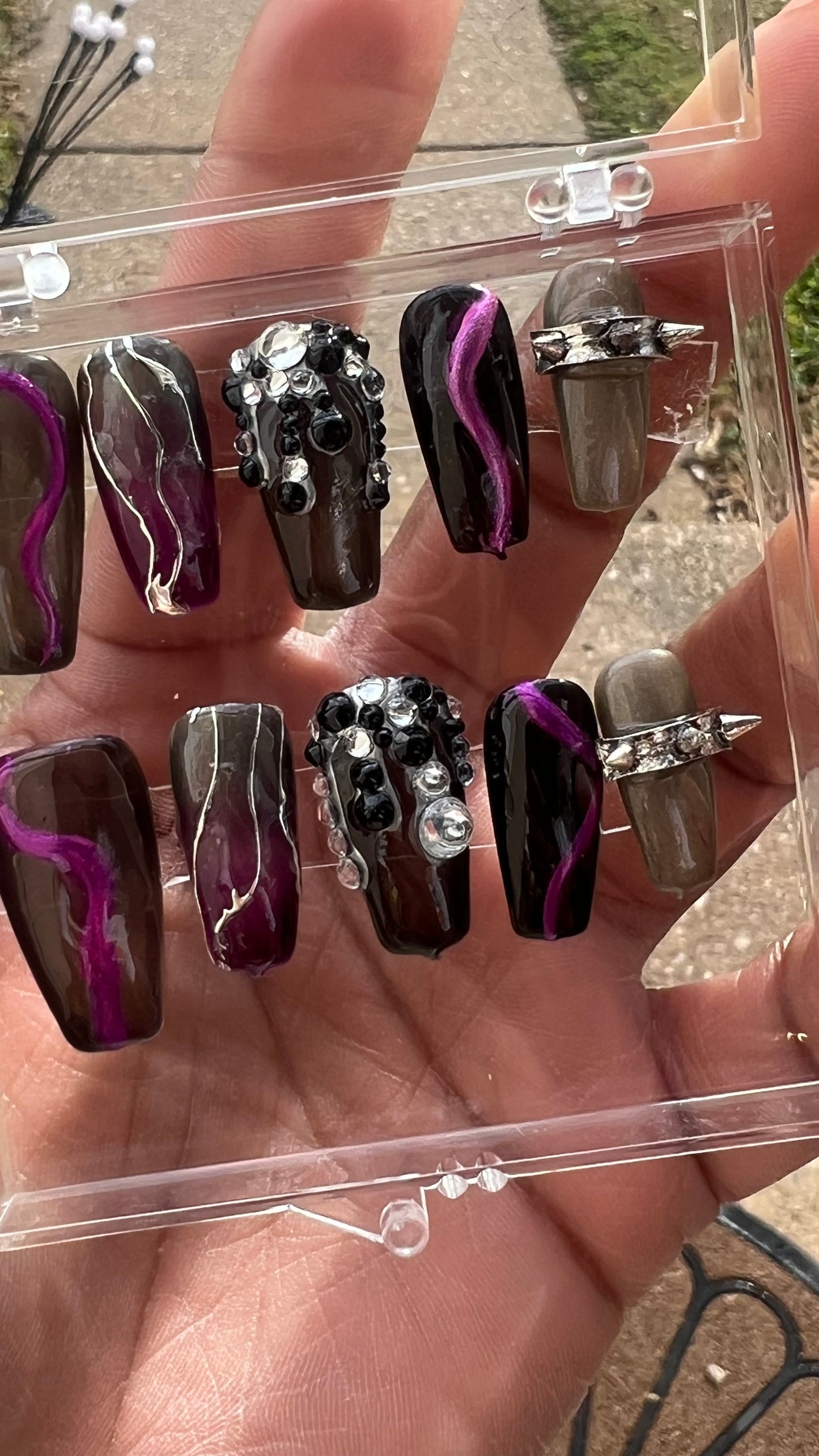 Toji Anime Press on Nails