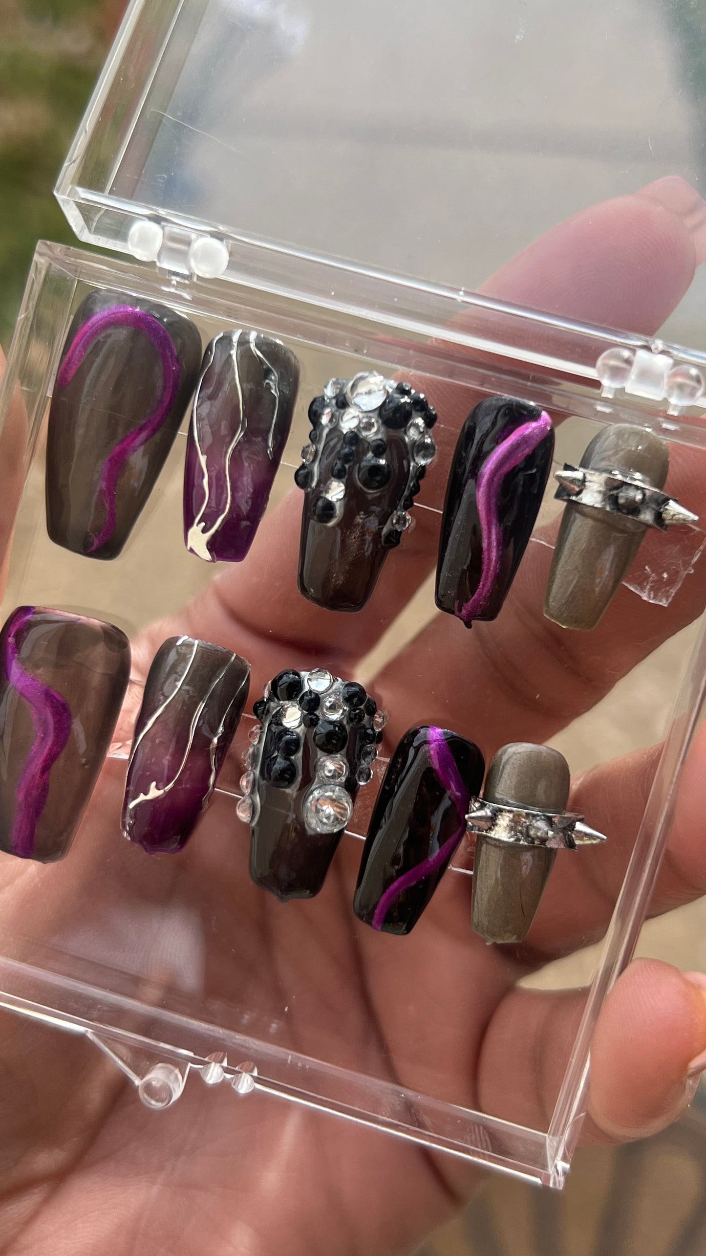 Toji Anime Press on Nails