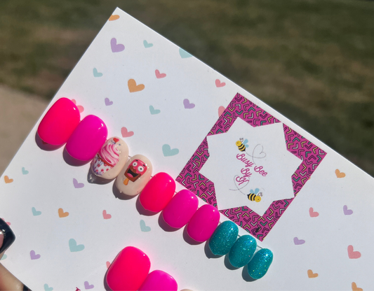 Color Pop  Busy Bee Kids Nails