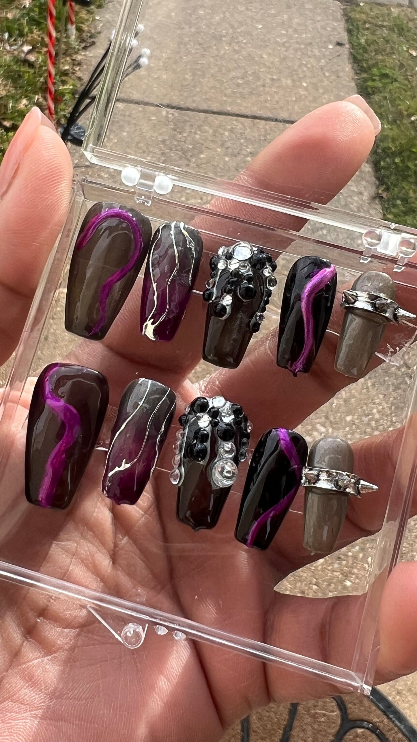 Toji Anime Press on Nails