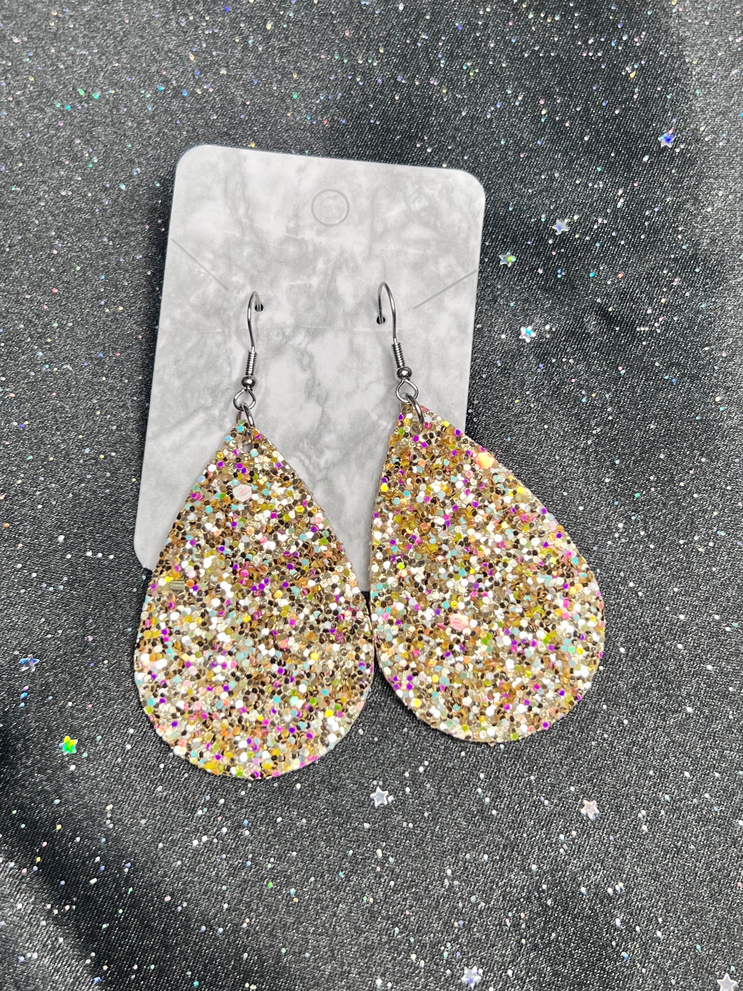 Heart Rainbow/ Snake/ Lighting Bolt/ Glitter Drop Earrings