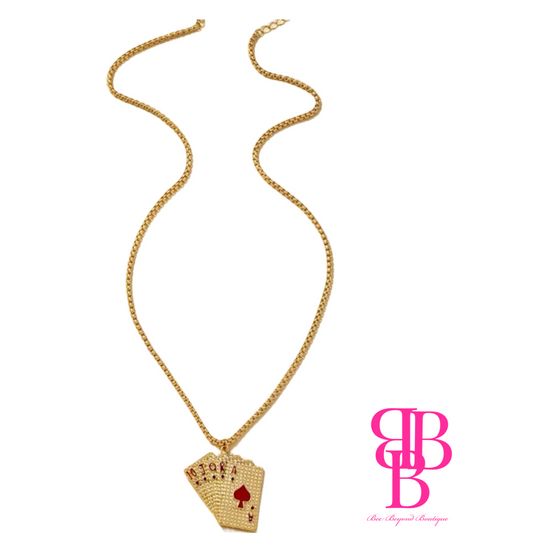 Play ur Card Right Necklace